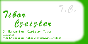 tibor czeizler business card